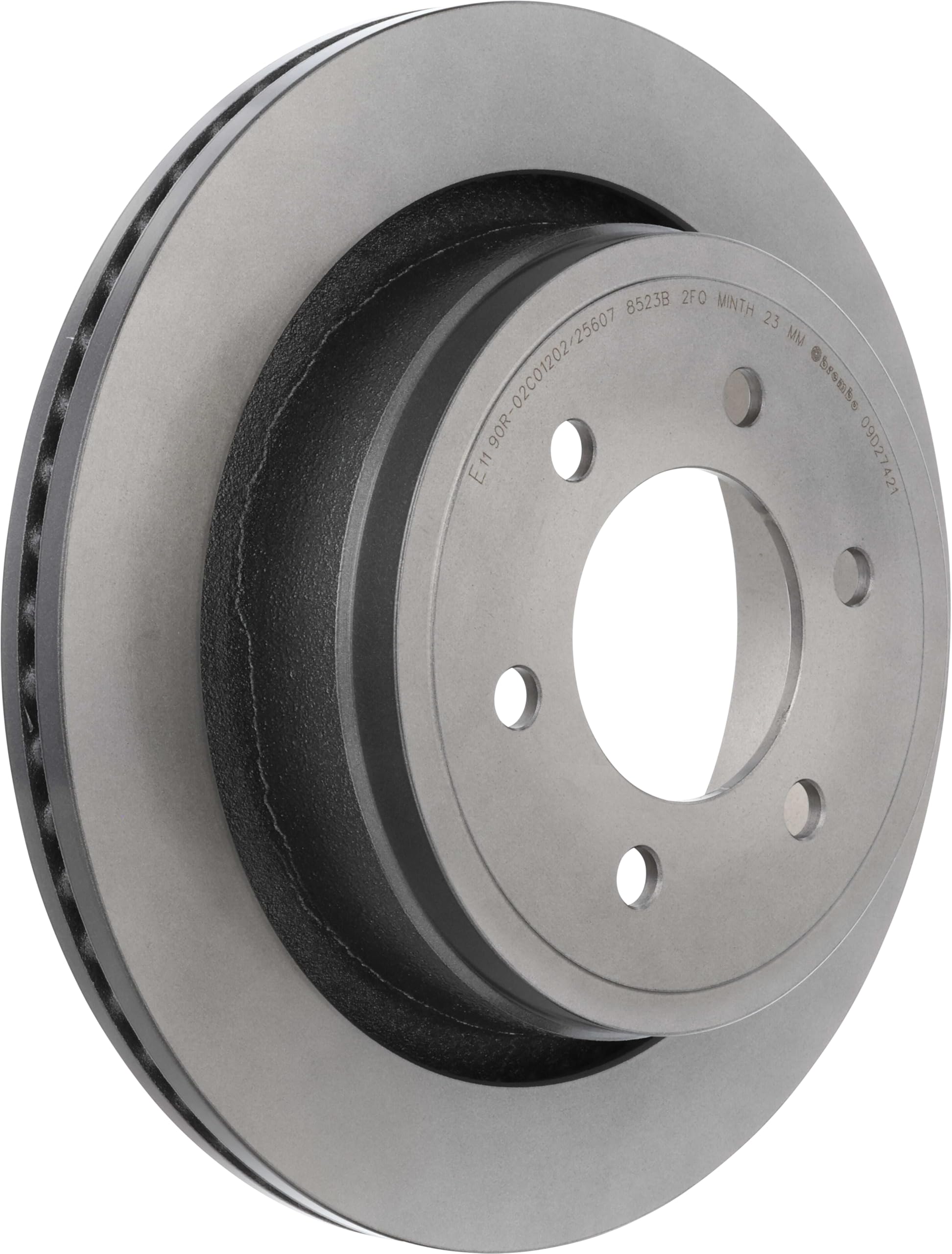 Amazon.com: Brembo 09.D274.21 UV Coated vented Rear Brake Rotor
